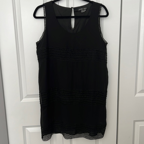 Black sleeveless Dress. Size Large. - Picture 1 of 11